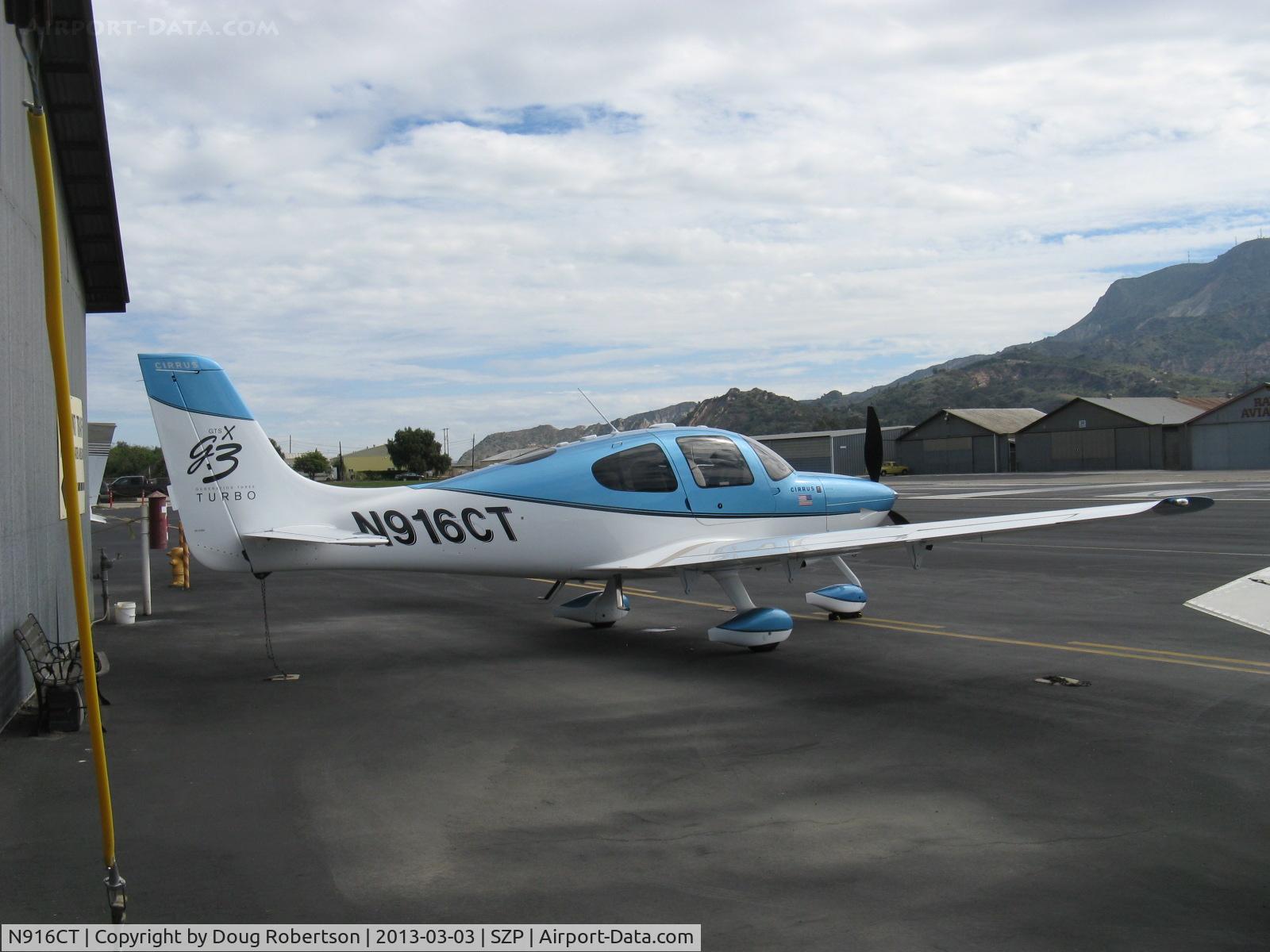 N916CT, 2008 Cirrus SR22 G3 GTS Turbo C/N 2916, 2008 Cirrus SR22 GTSx G3 TURBO, Continental IO-550-N 310 Hp
