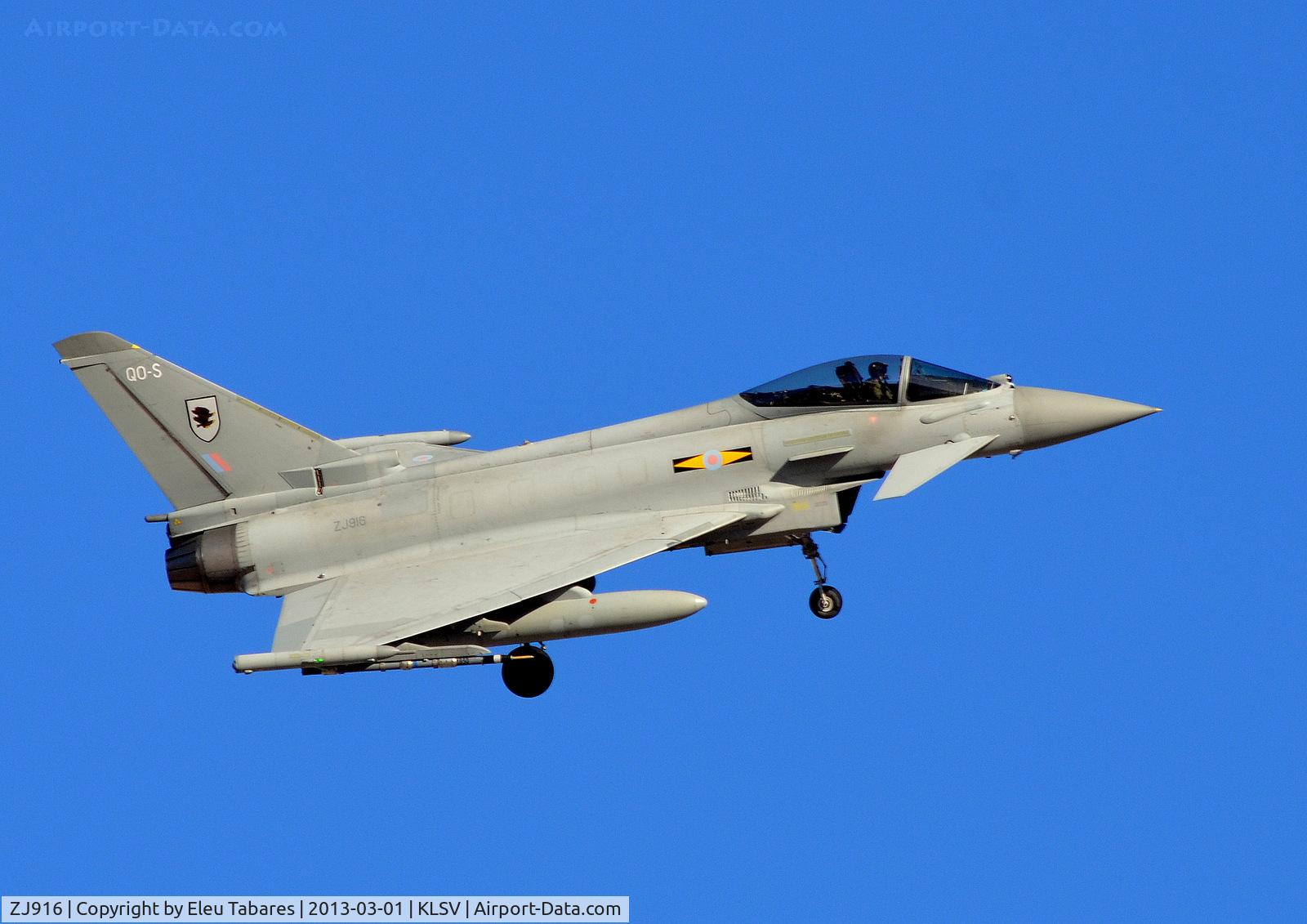 ZJ916, 2005 Eurofighter EF-2000 Typhoon FGR4 C/N 0057/BS007, Taken during Red Flag Exercise at Nellis Air Force Base, Nevada.