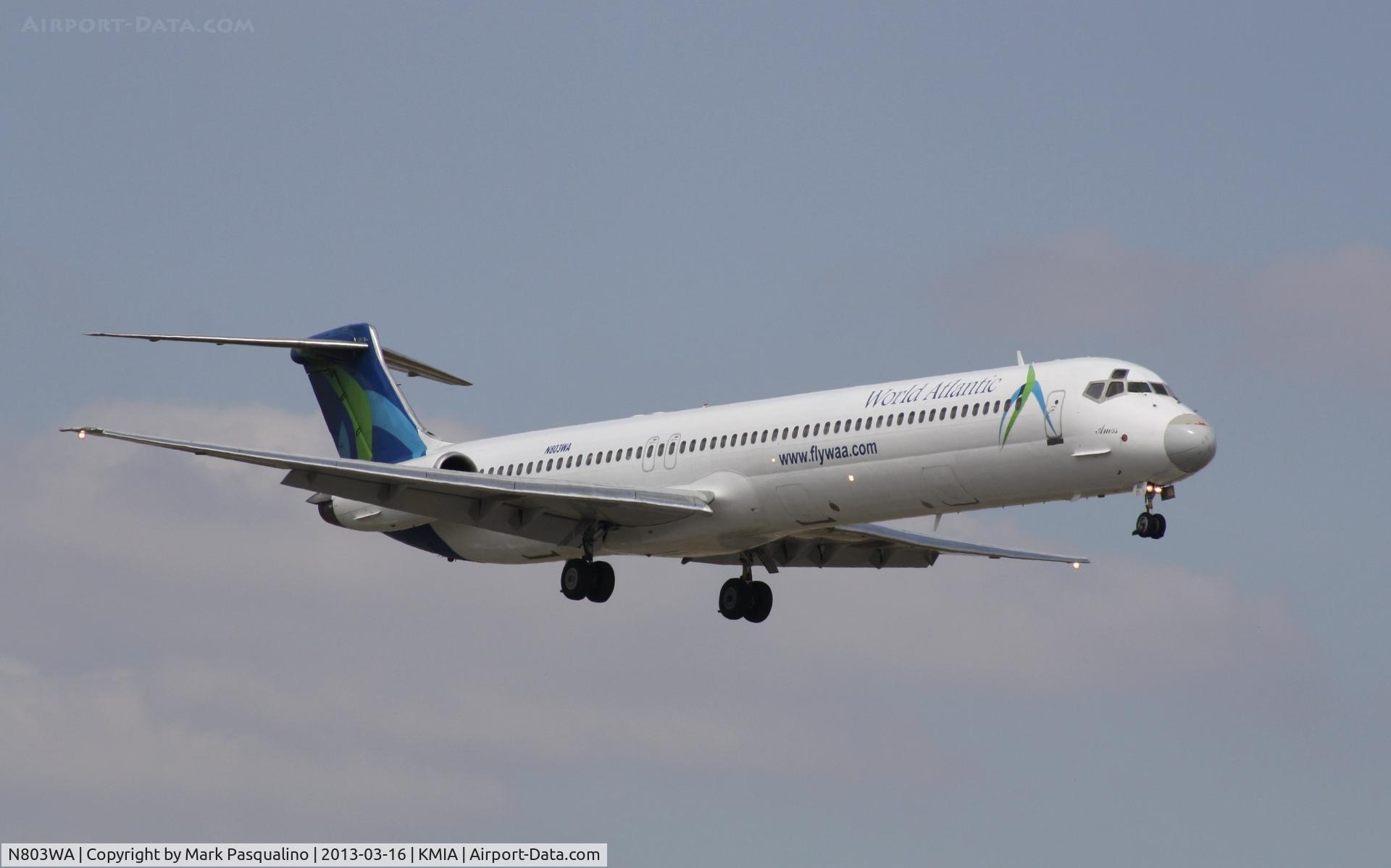N803WA, 1988 McDonnell Douglas MD-82 (DC-9-82) C/N 49507, MD-82