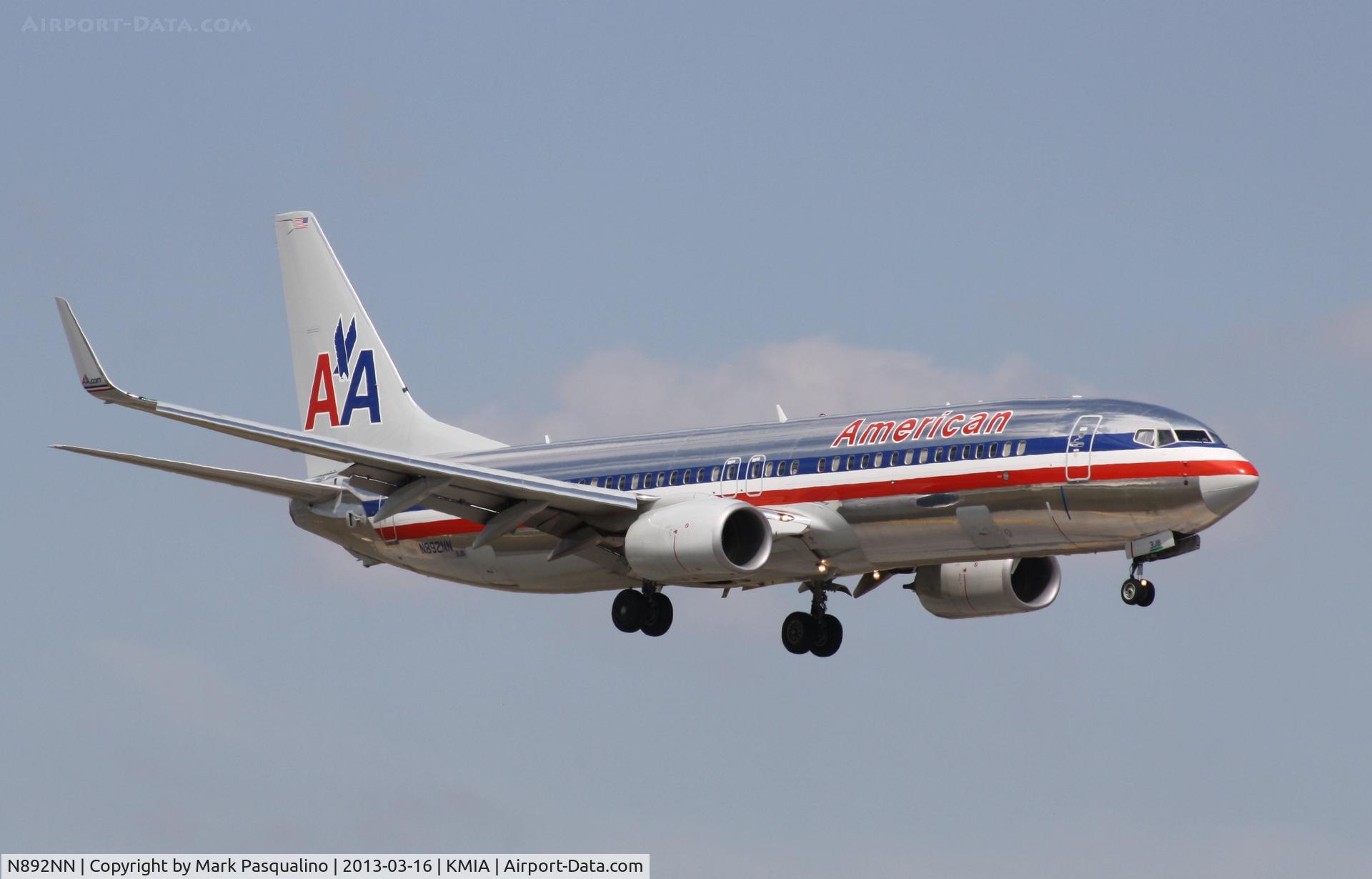 N892NN, 2012 Boeing 737-823 C/N 31145, Boeing 737-800
