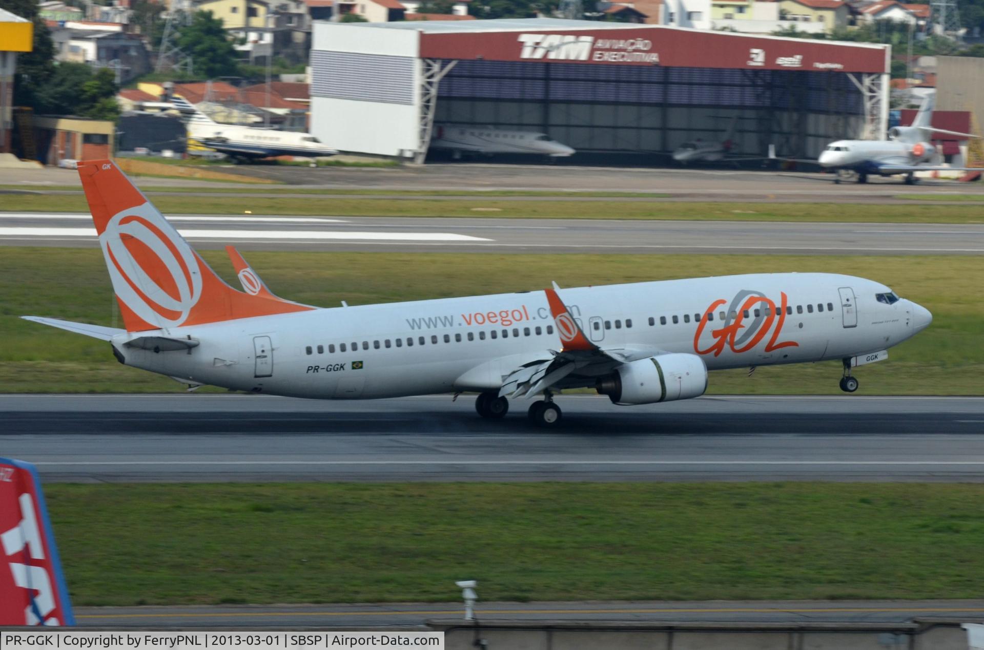 PR-GGK, 2008 Boeing 737-8EH C/N 35065, Gol B728 landing in CGH
