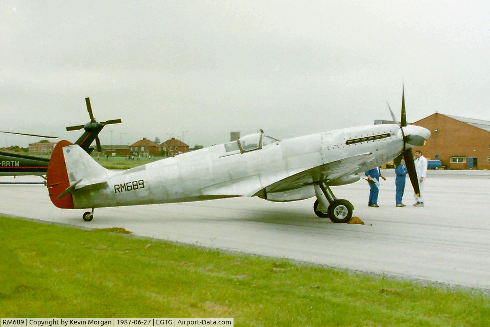 RM689, 1944 Supermarine 379 Spitfire F.XIVc C/N 6S/432263, Filton families day