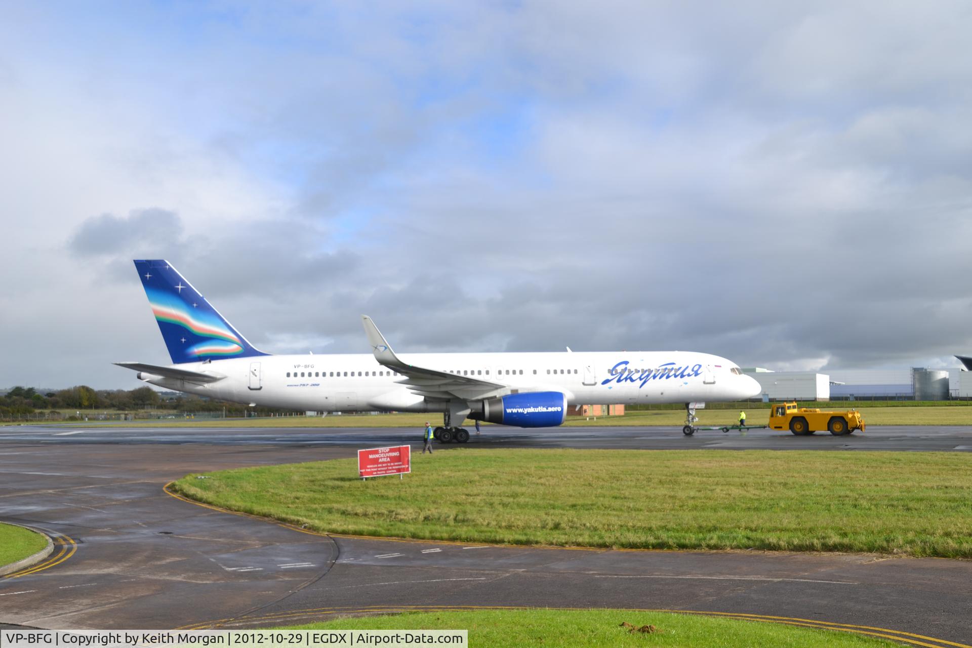 VP-BFG, 1994 Boeing 757-256 C/N 26244, St Athan