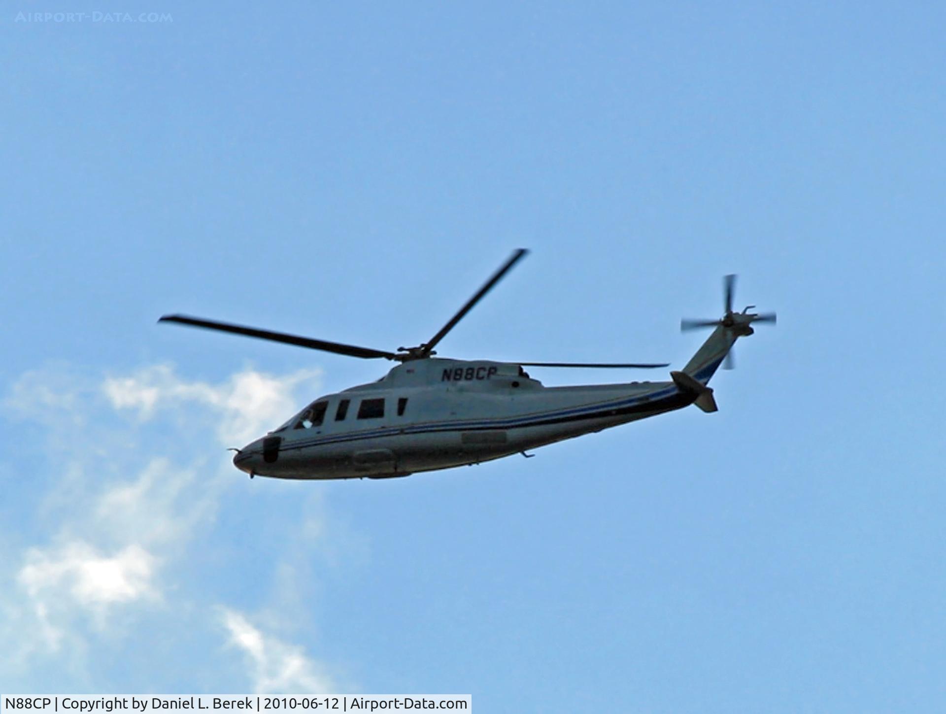 N88CP, 1999 Sikorsky S-76C C/N 760500, This helicopter originally flew with Pfizer, as seen here.  She has a new life in Canada as a medevac transport.