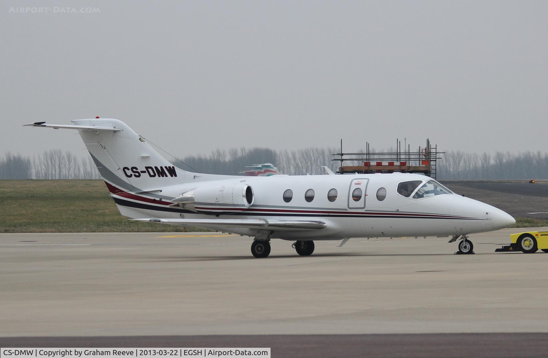 CS-DMW, 2008 Hawker Beechcraft 400A Beechjet Beechjet C/N RK-550, Parked at Norwich.