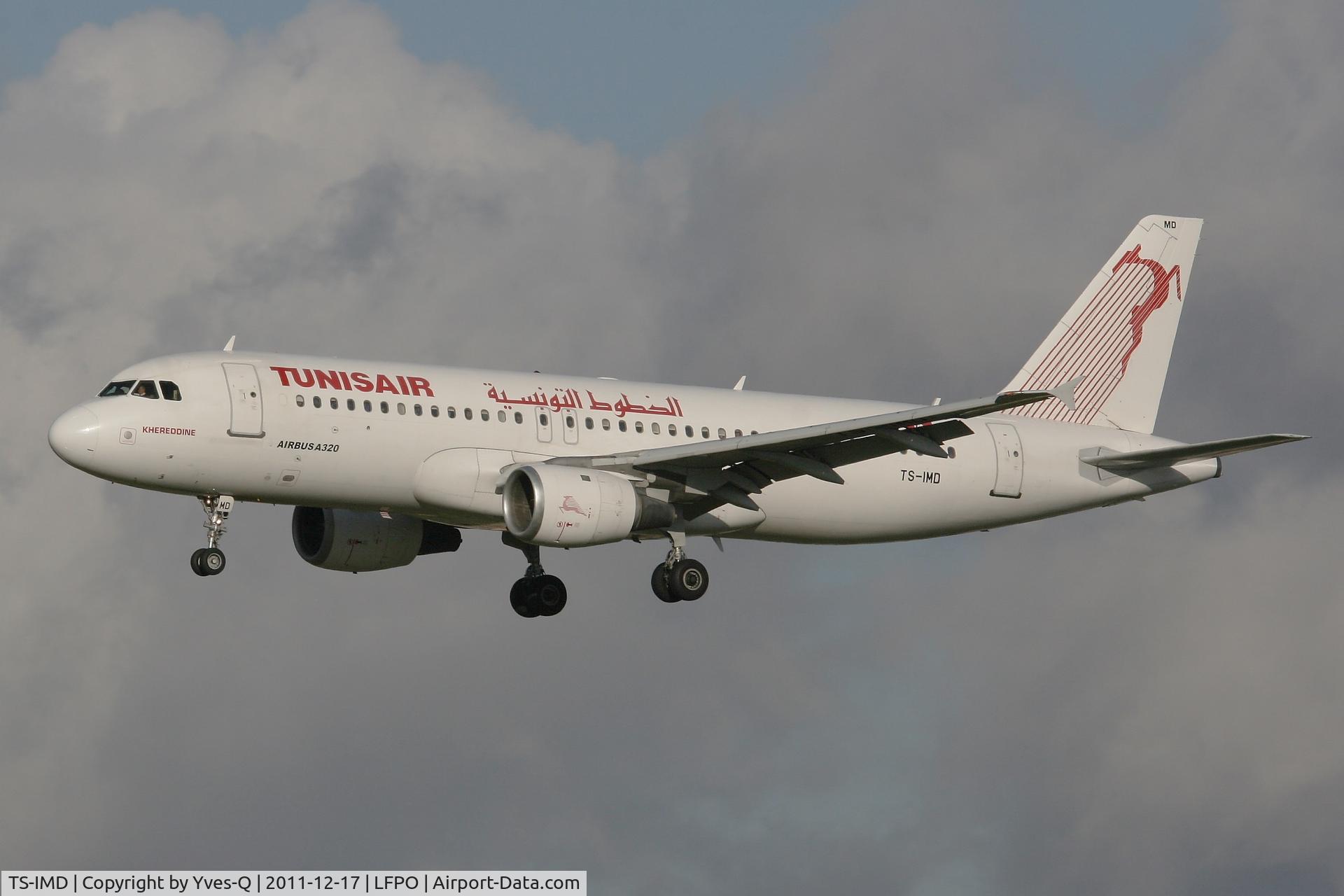 TS-IMD, 1991 Airbus A320-211 C/N 0205, Airbus A320-211, Short approach rwy 26, Paris Orly Airport (LFPO-ORY)