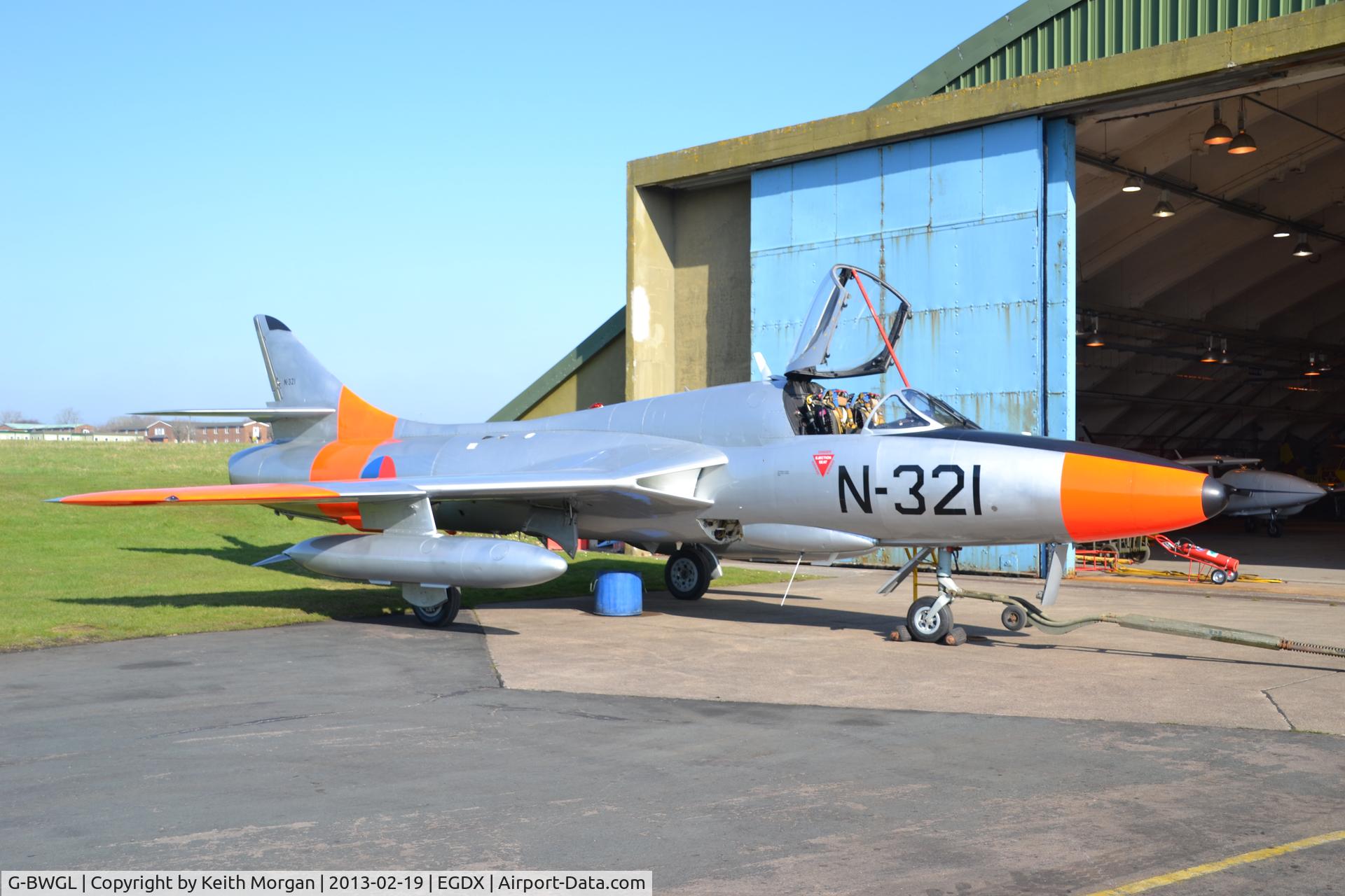 G-BWGL, 1959 Hawker Hunter T.8C C/N 41H/695946, Taken at St Athan