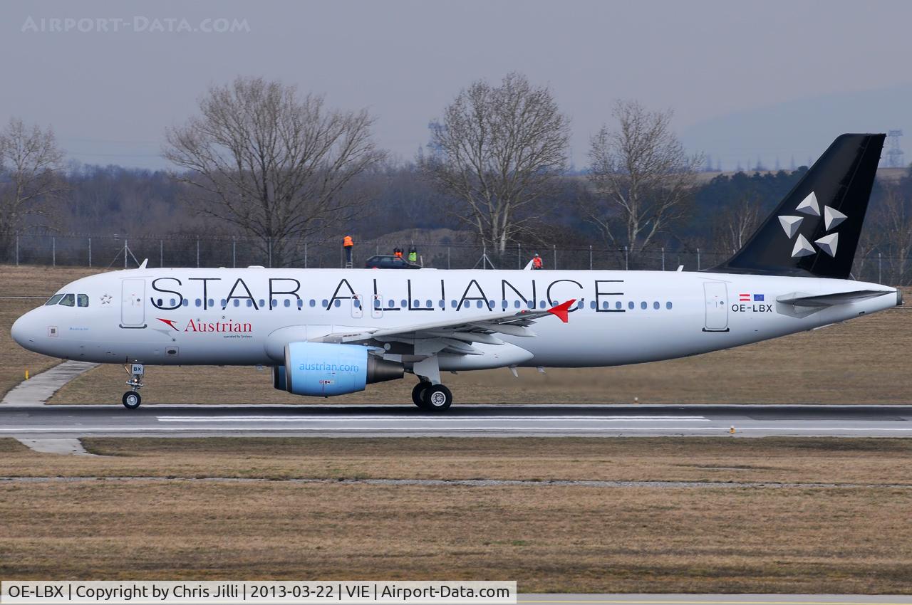 OE-LBX, 2002 Airbus A320-214 C/N 1735, Austrian Airlines