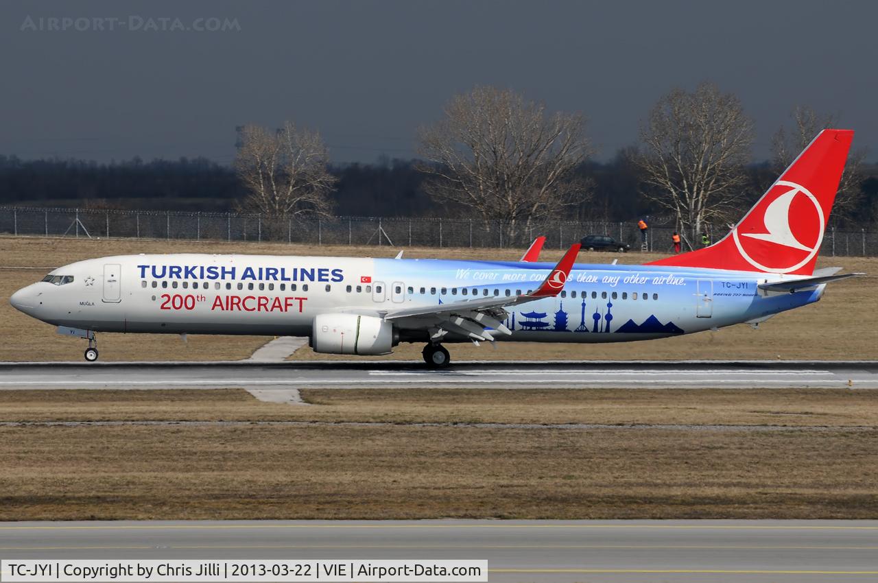 TC-JYI, 2012 Boeing 737-9F2/ER C/N 40985, Turkish Airlines