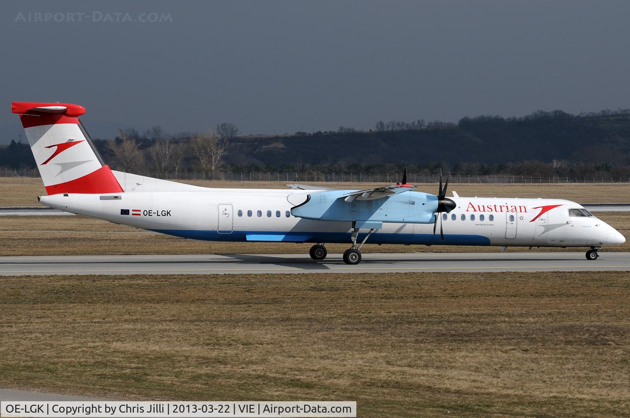 OE-LGK, 2009 De Havilland Canada DHC-8-402Q Dash 8 C/N 4280, Austrian Airlines