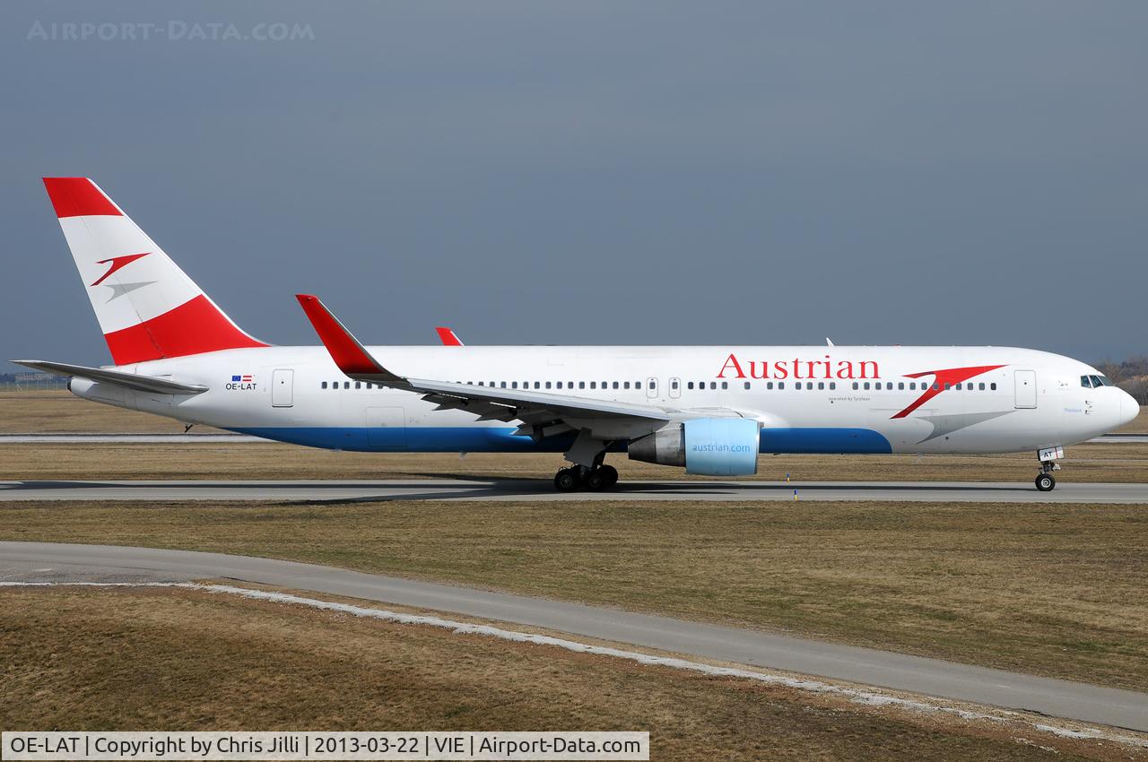 OE-LAT, 1991 Boeing 767-31A C/N 25273, Austrian Airlines