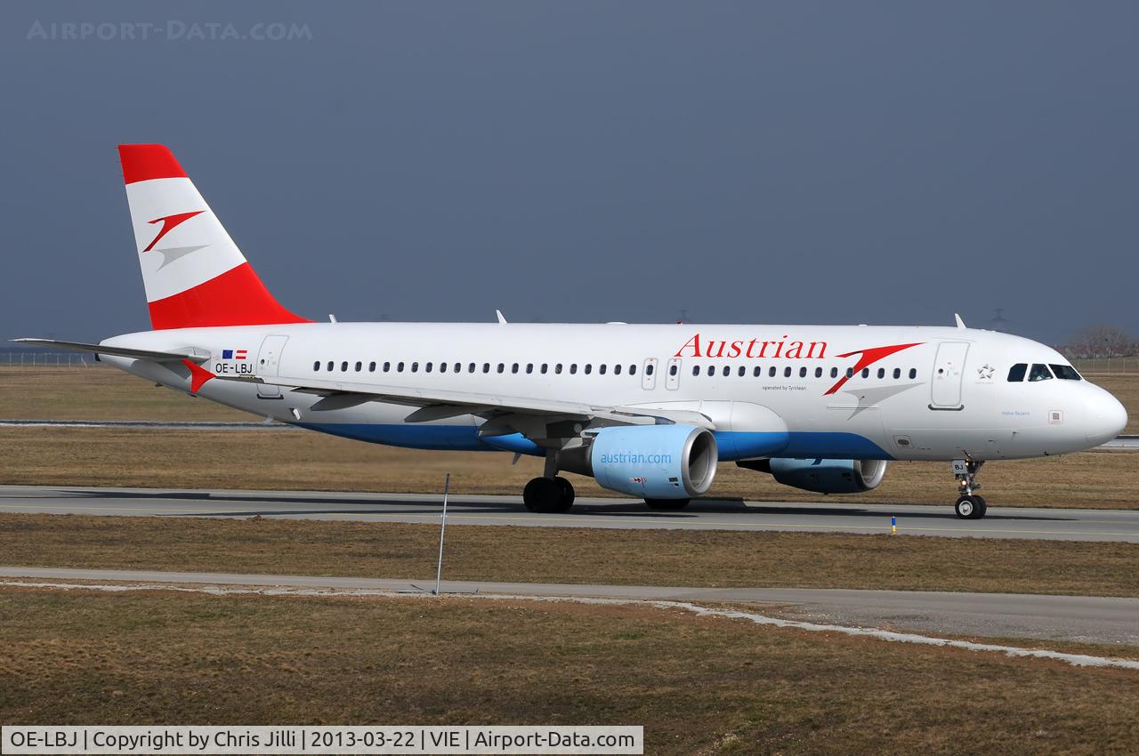 OE-LBJ, 2001 Airbus A320-214 C/N 1553, Austrian Airlines