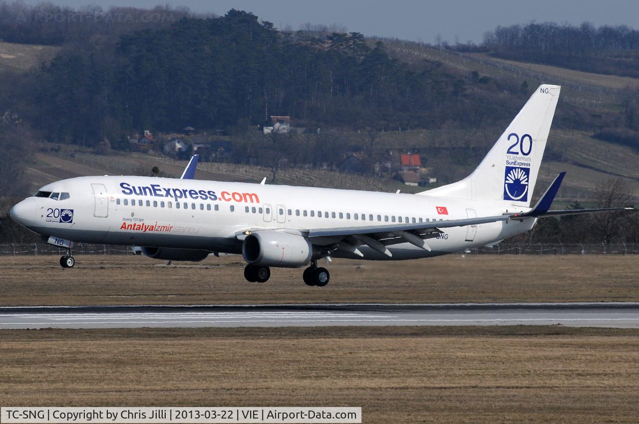 TC-SNG, 2008 Boeing 737-8HC C/N 36530, SunExpress