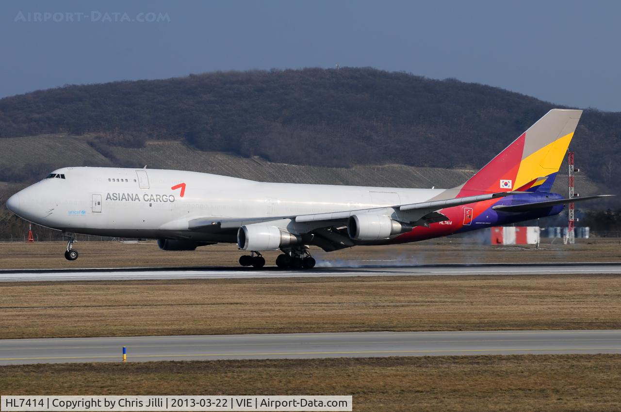 HL7414, 1991 Boeing 747-48EM(BDSF) C/N 25452, Asiana Cargo