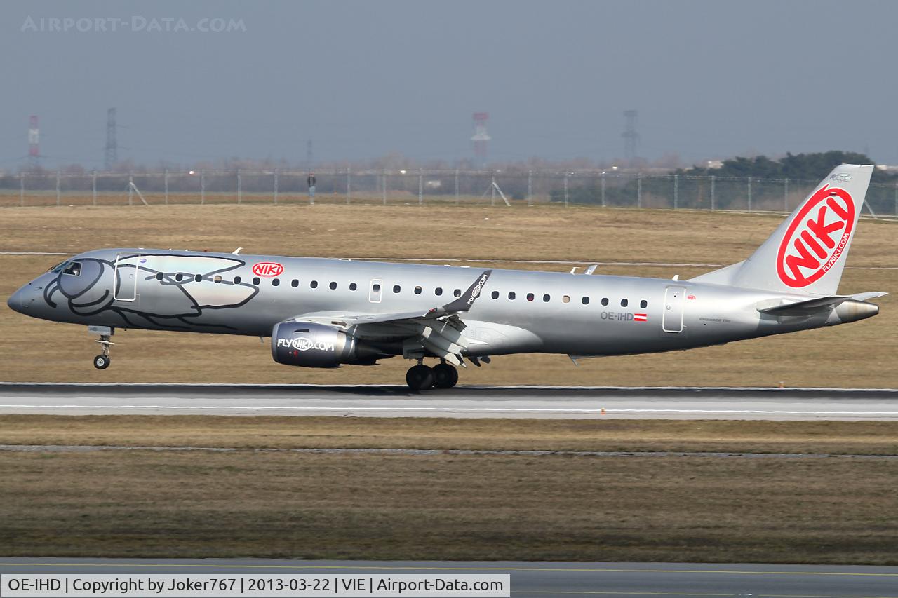 OE-IHD, 2010 Embraer E190 (ERJ-190-100) C/N 19000354, NIKI