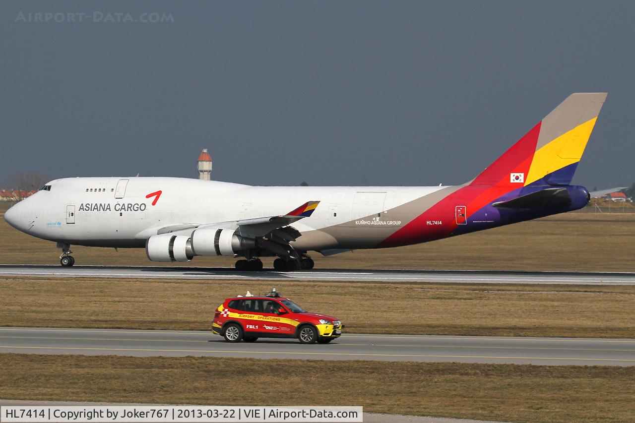HL7414, 1991 Boeing 747-48EM(BDSF) C/N 25452, Asiana Cargo