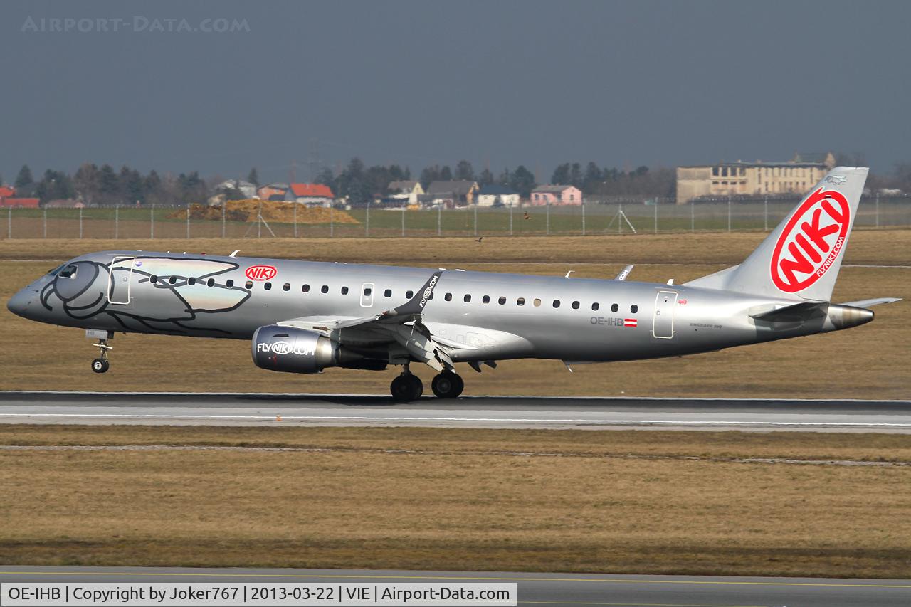 OE-IHB, 2009 Embraer 190LR (ERJ-190-100LR) C/N 19000294, NIKI