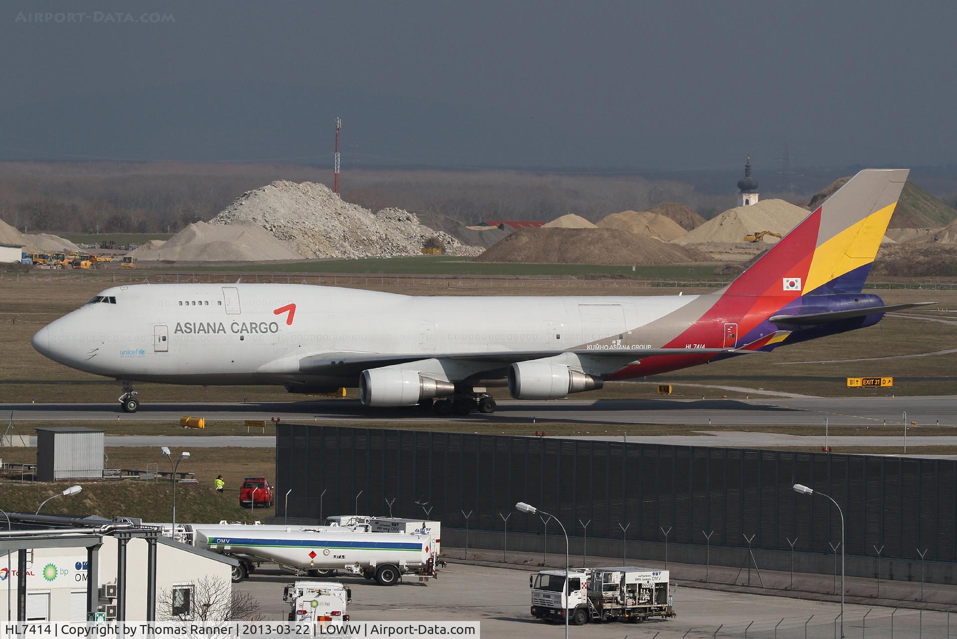 HL7414, 1991 Boeing 747-48EM(BDSF) C/N 25452, Asiana Airlines Boeing 747