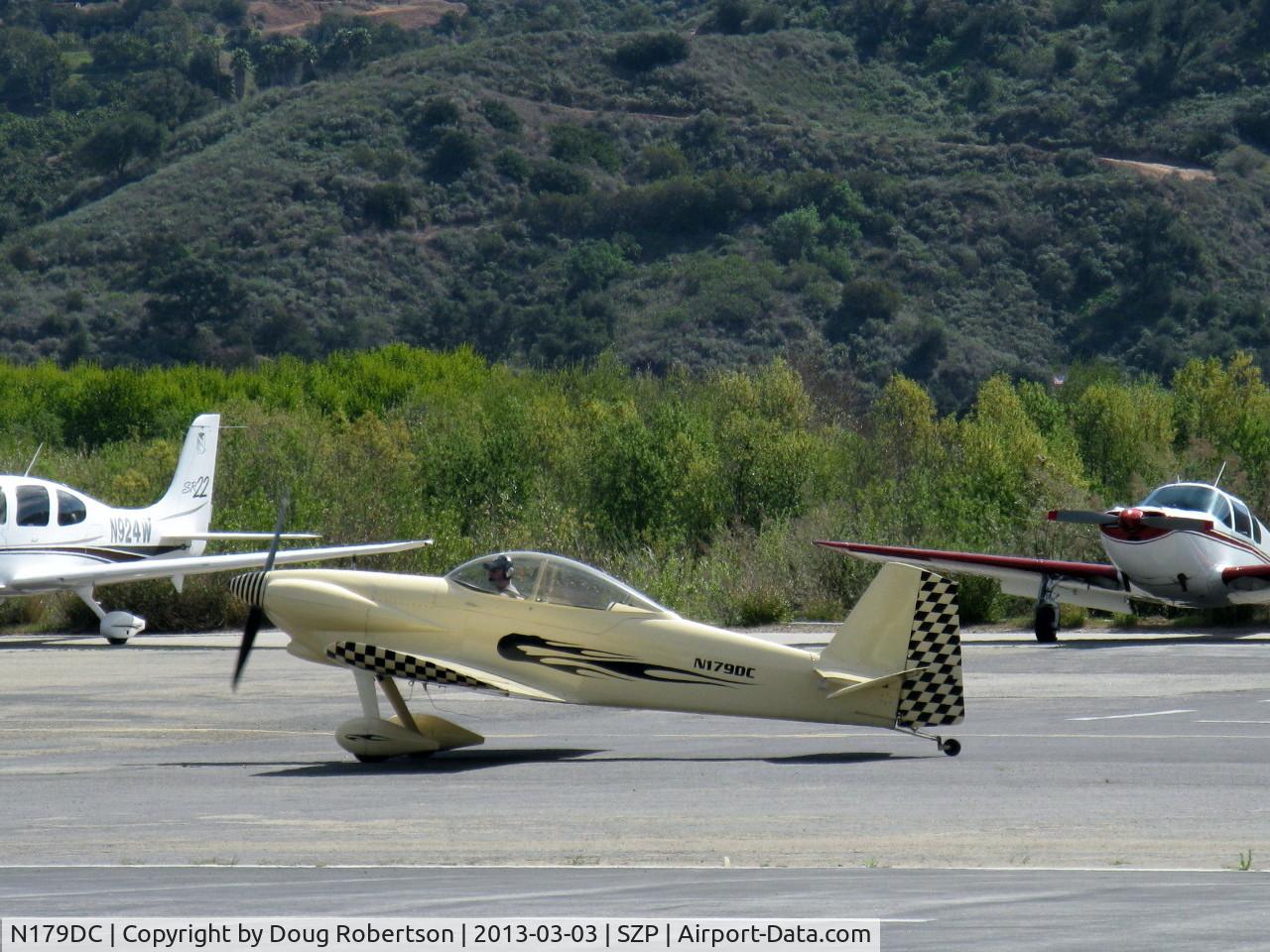 N179DC, 2003 Vans RV-4 C/N 4061, 2003 Fereira VAN's RV-4, Lycoming O-320, taxi