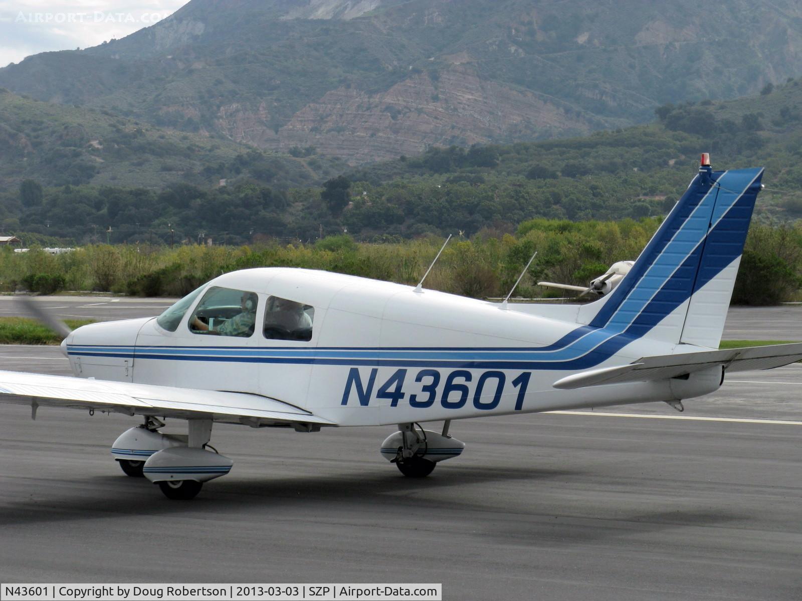 N43601, 1974 Piper PA-28-140 Cruiser C/N 28-7425381, 1974 Piper PA-28-140 CRUISER, Lycoming O&VO-360 180 Hp performance upgrade, taxi