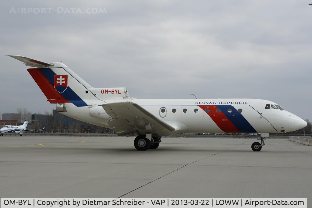 OM-BYL, 1972 Yakovlev Yak-40 C/N 9940560, Slovak Government Yakovlev 40