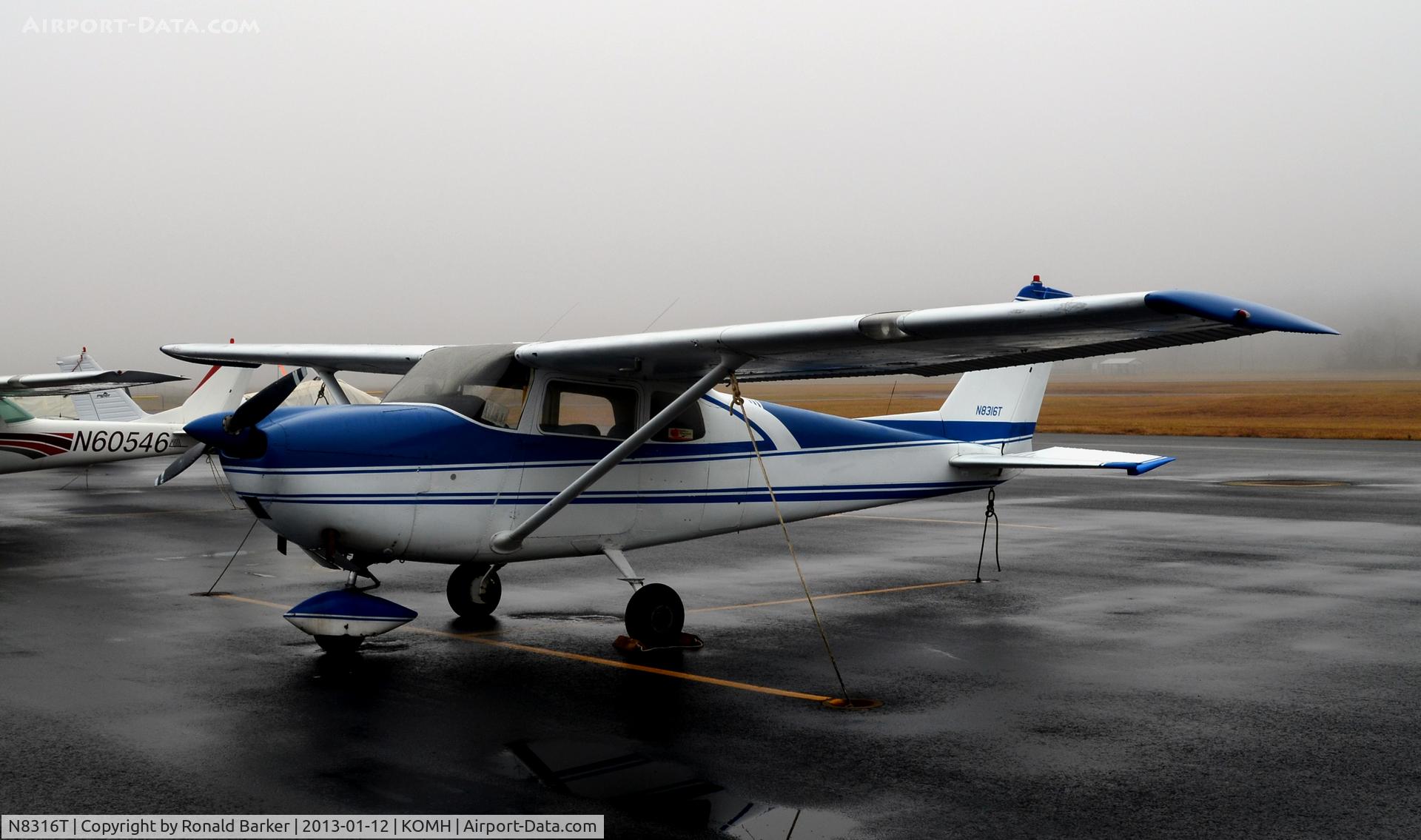 N8316T, 1961 Cessna 175C Skylark C/N 17557016, Orange