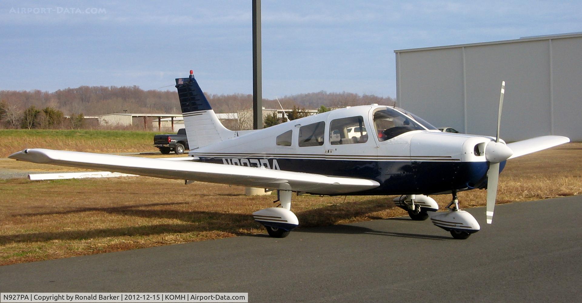 N927PA, 1977 Piper PA-28-161 C/N 28-7716082, Orange