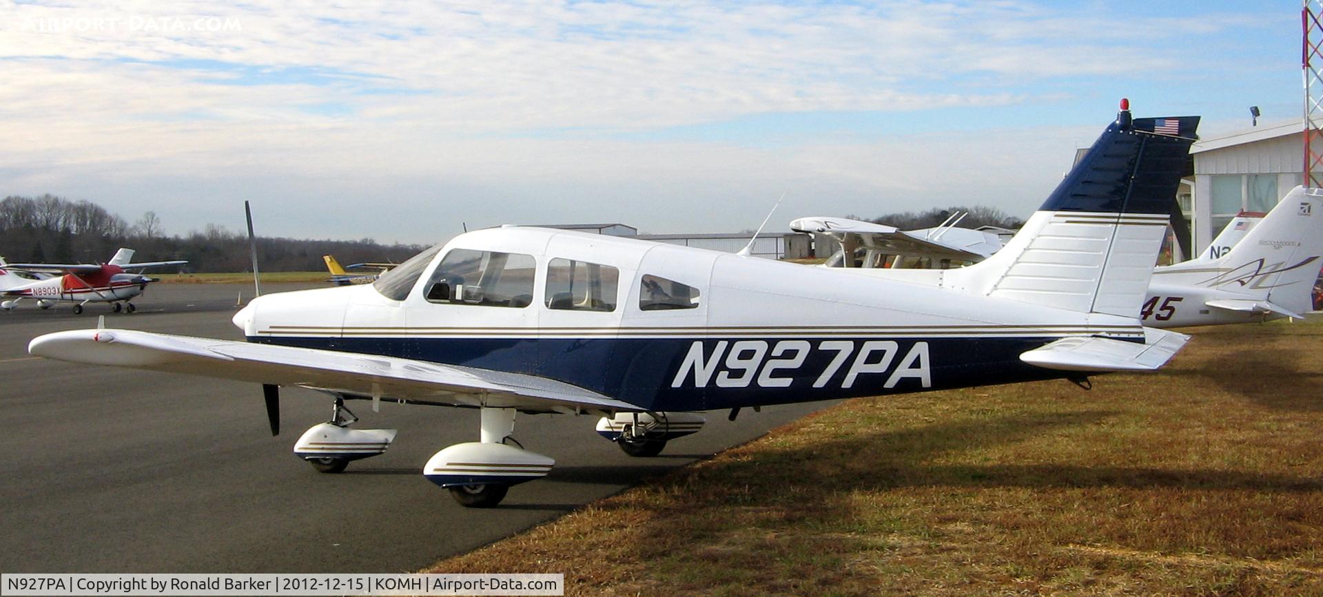 N927PA, 1977 Piper PA-28-161 C/N 28-7716082, Orange