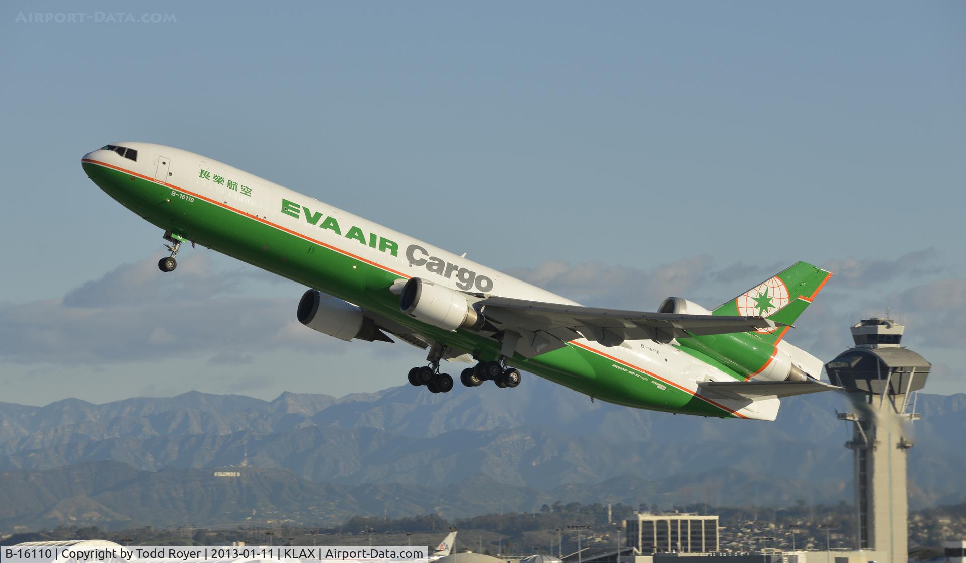 B-16110, 1998 McDonnell Douglas MD-11F C/N 48786, Departing LAX