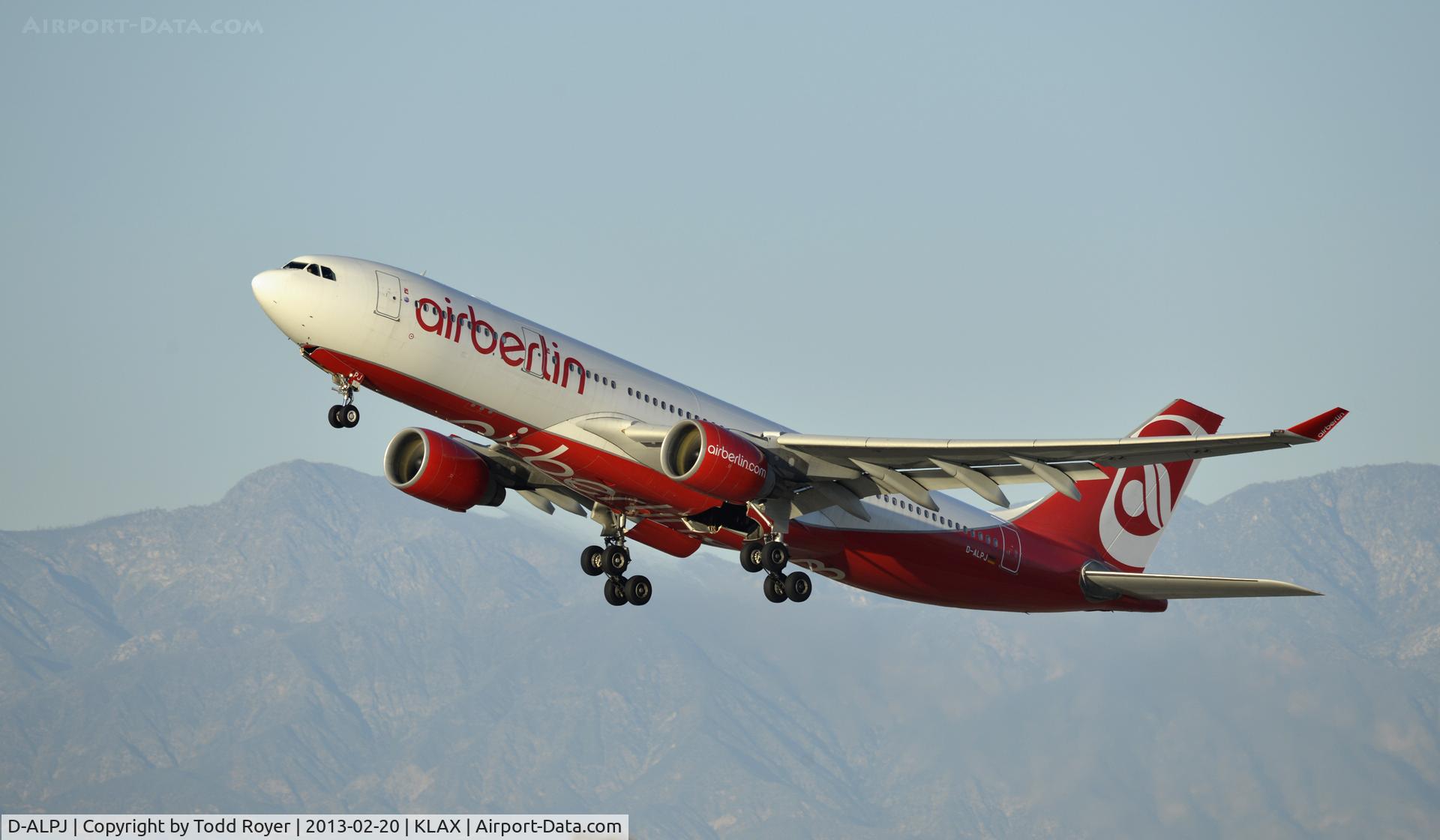 D-ALPJ, 2008 Airbus A330-223 C/N 0911, Departing LAX