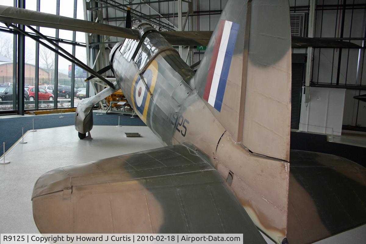 R9125, 1940 Westland Lysander III C/N 1185, On display at the RAF Museum, Hendon.