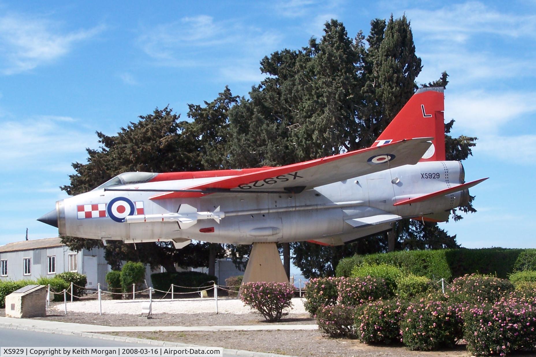 XS929, 1967 English Electric Lightning F.6 C/N 95262, Taken at RAF Akrotiri Cyprus on the 16/03/2008
