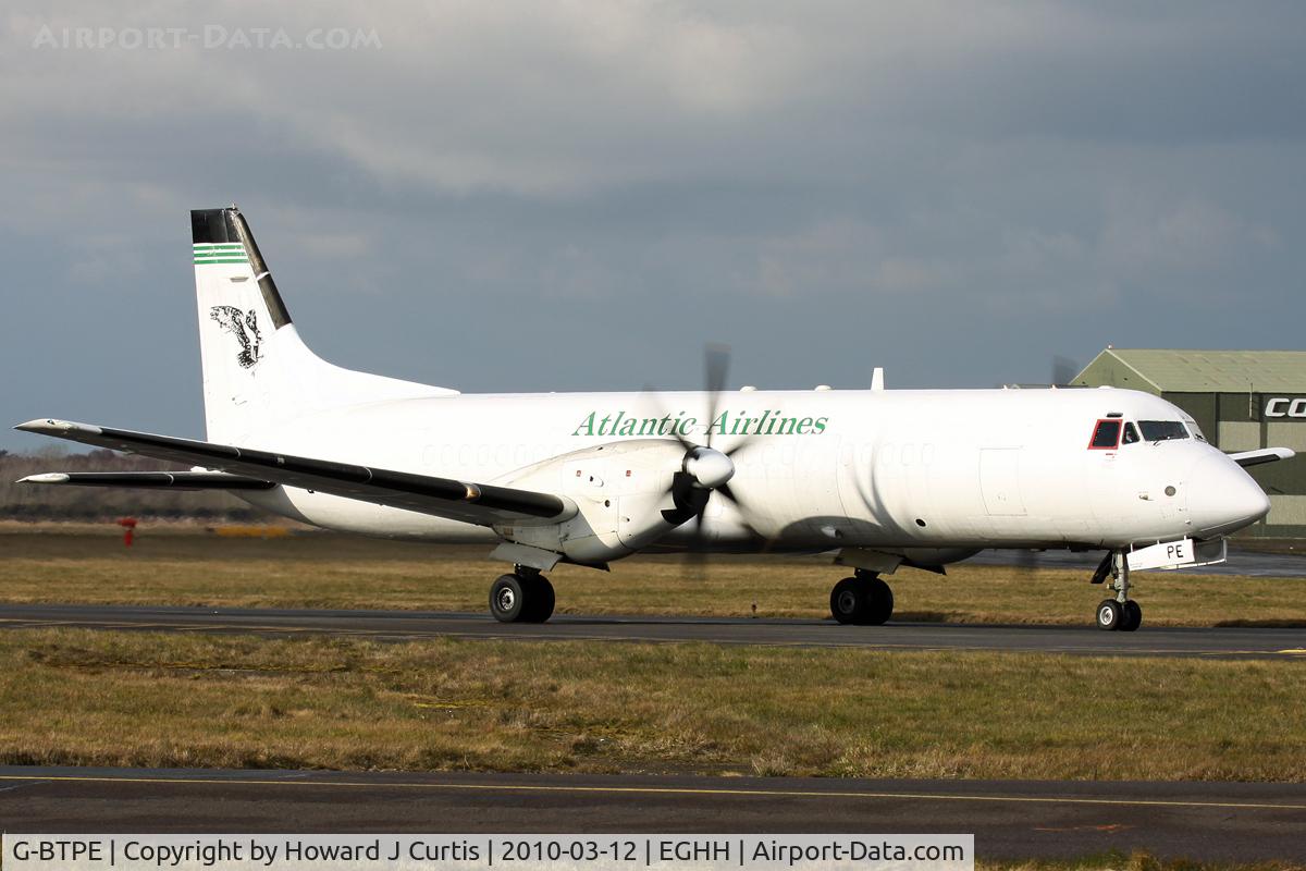 G-BTPE, 1989 British Aerospace ATP C/N 2012, Atlantic Airlines.