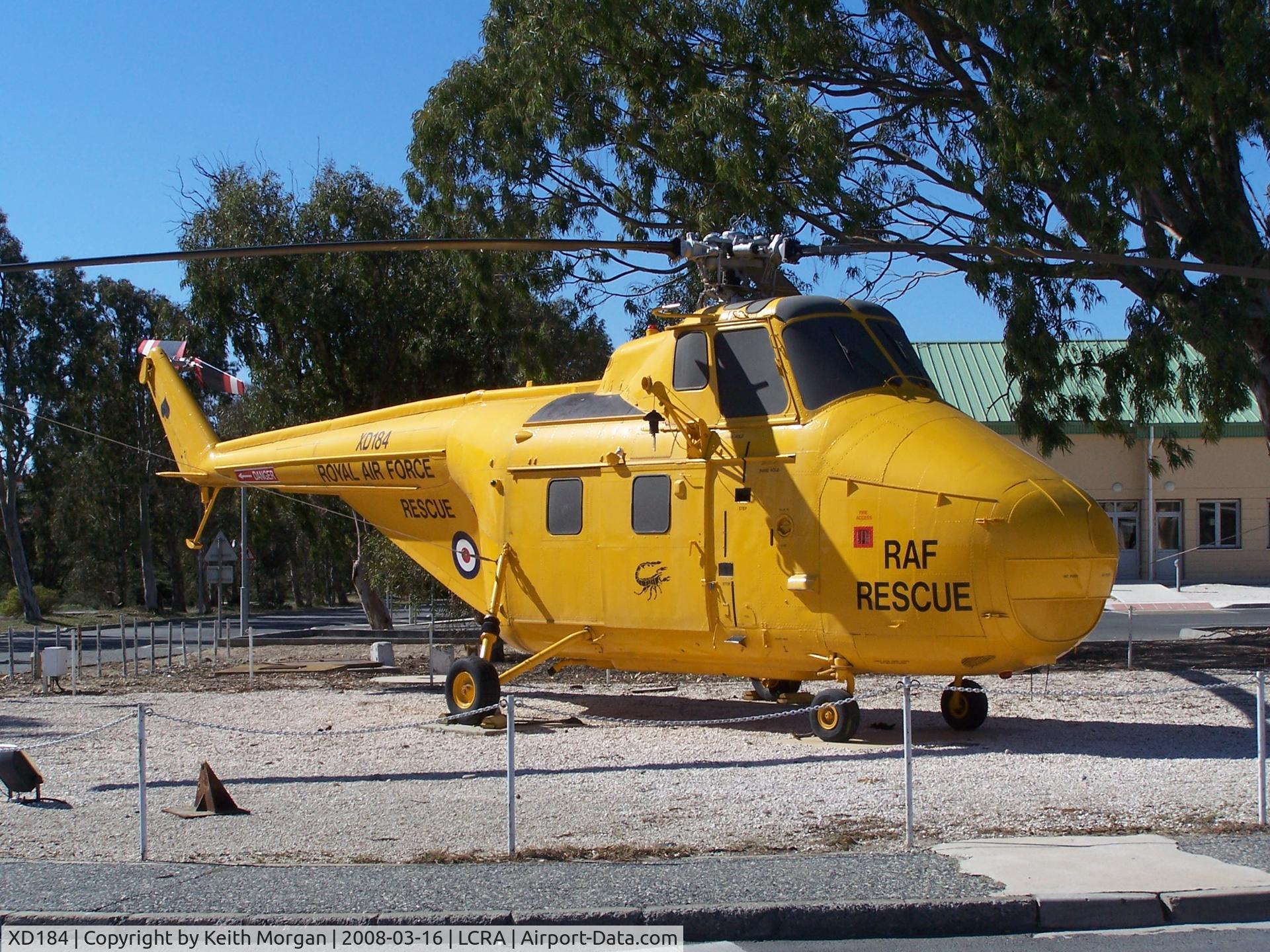 XD184, 1954 Westland Whirlwind HAR.10 C/N WA27, Taken at RAF Akrotiri