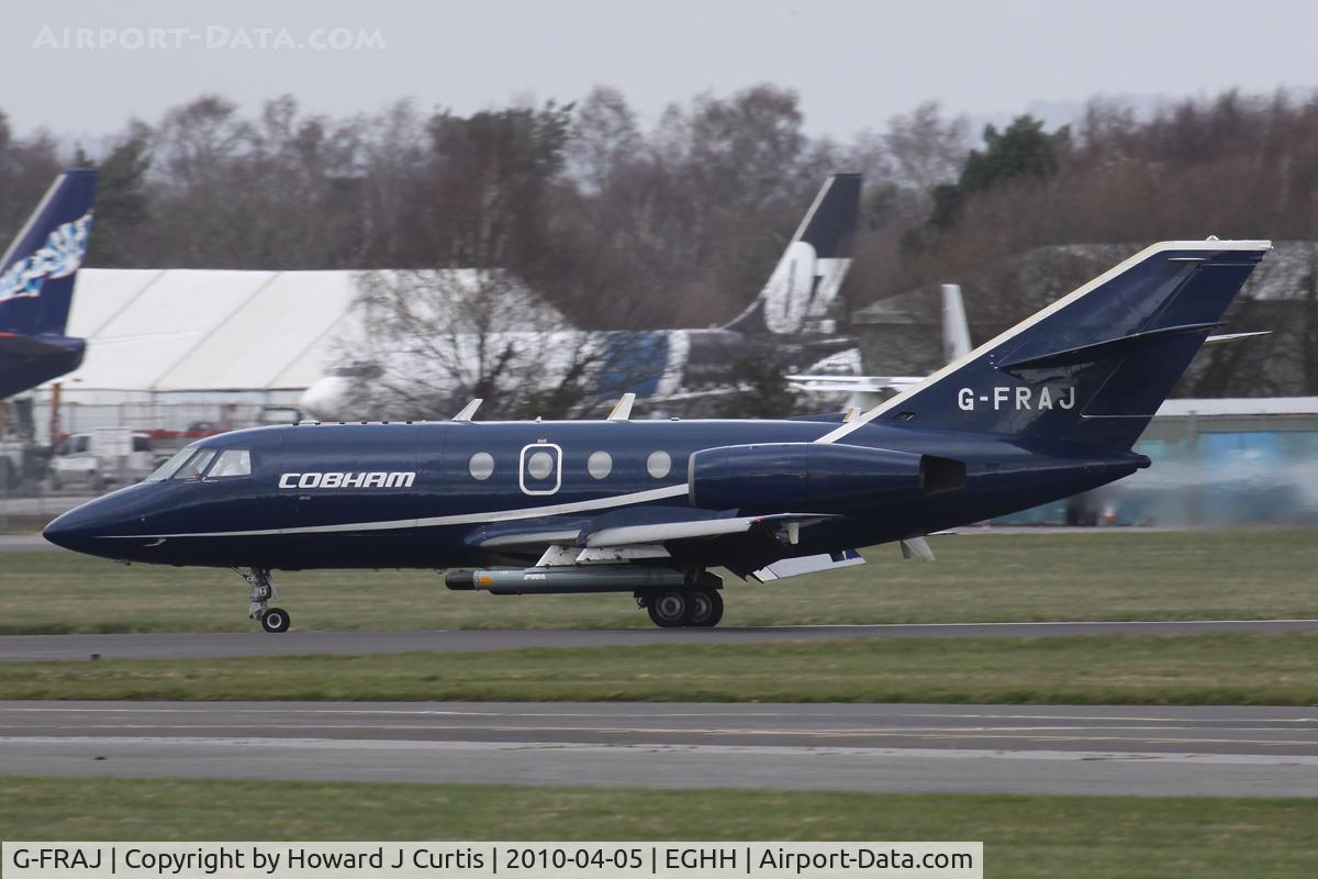 G-FRAJ, 1966 Dassault Falcon 20DC C/N 20, Cobham markings.
