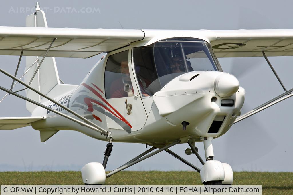 G-ORMW, 2005 Comco Ikarus C42 FB100 C/N 0501-6653, Privately owned.
