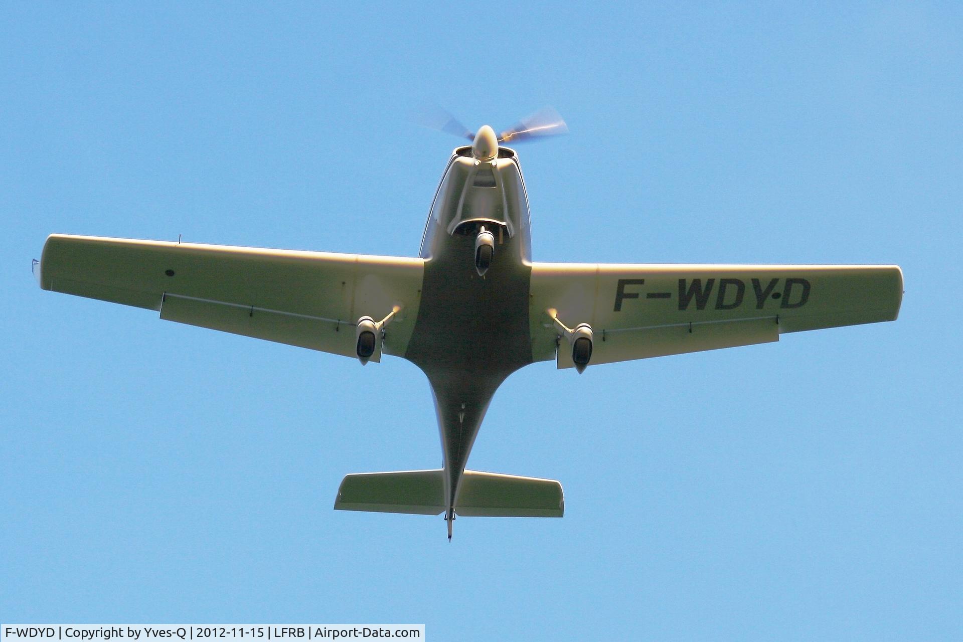 F-WDYD, 2000 Aerospool WT-9 Dynamic C/N DY377/2000, Aerospool WT-9 Dynamic LSA, Take off rwy 25L, Brest-Bretagne Airport (LFRB-BES)