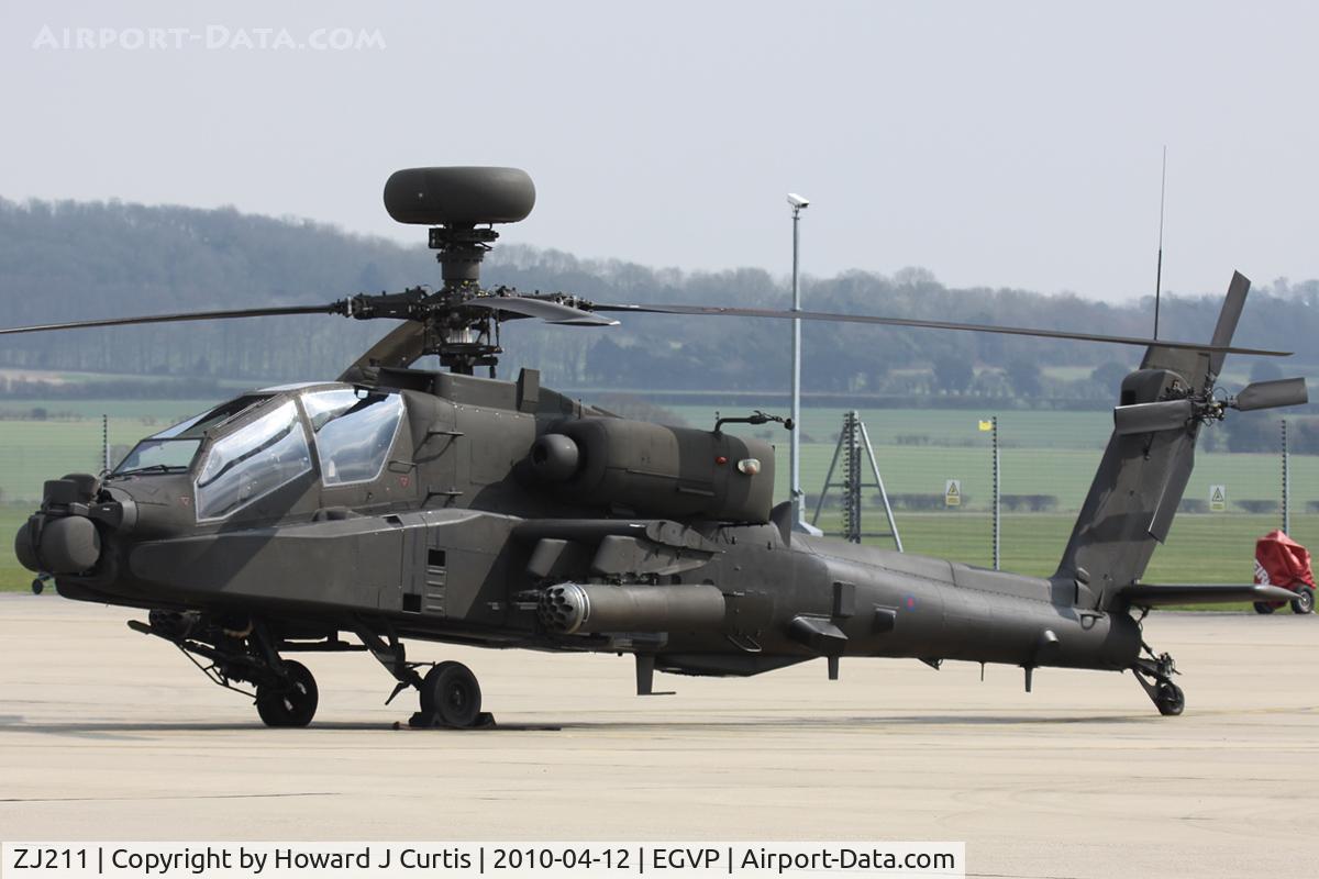 ZJ211, Westland Apache AH.1 C/N WAH.045, 673 Squadron.
