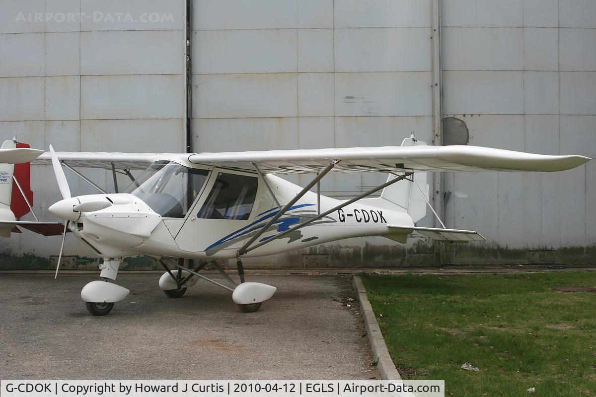 G-CDOK, 2005 Comco Ikarus C42 FB100 C/N 0509-6757, Privately owned.