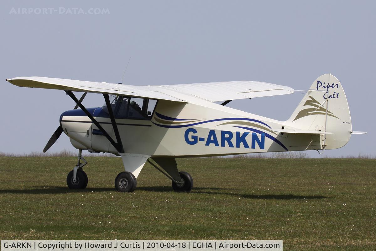 G-ARKN, 1961 Piper PA-22-108 Colt Colt C/N 22-8327, Privately owned.