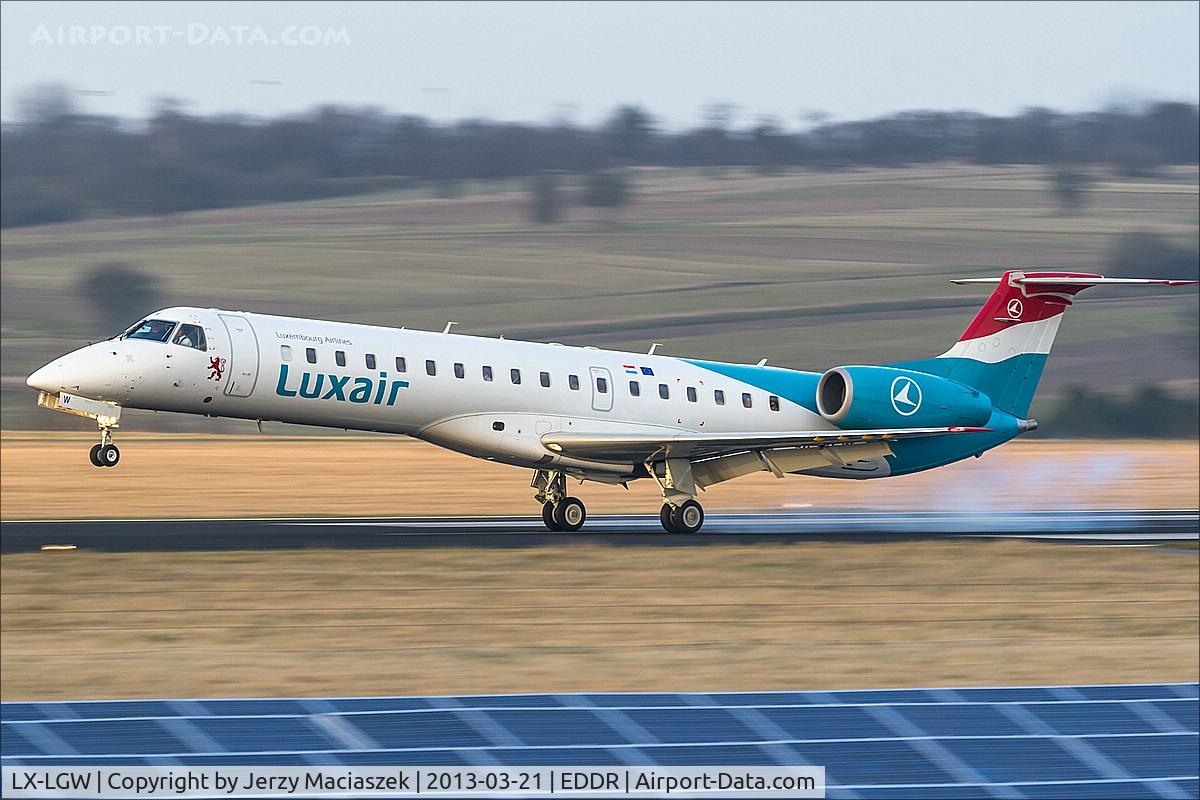 LX-LGW, 1999 Embraer EMB-145LU (ERJ-145LU) C/N 145135, Embraer ERJ-145LU