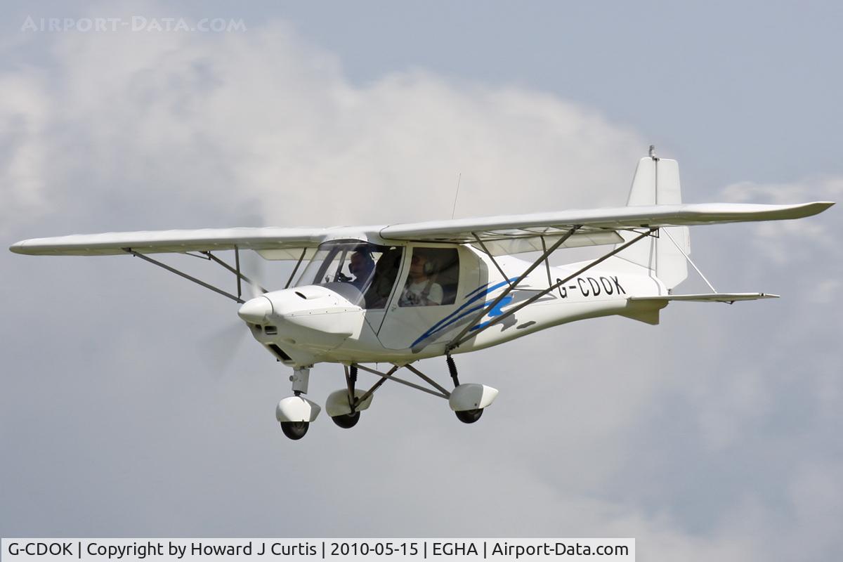 G-CDOK, 2005 Comco Ikarus C42 FB100 C/N 0509-6757, Privately owned.