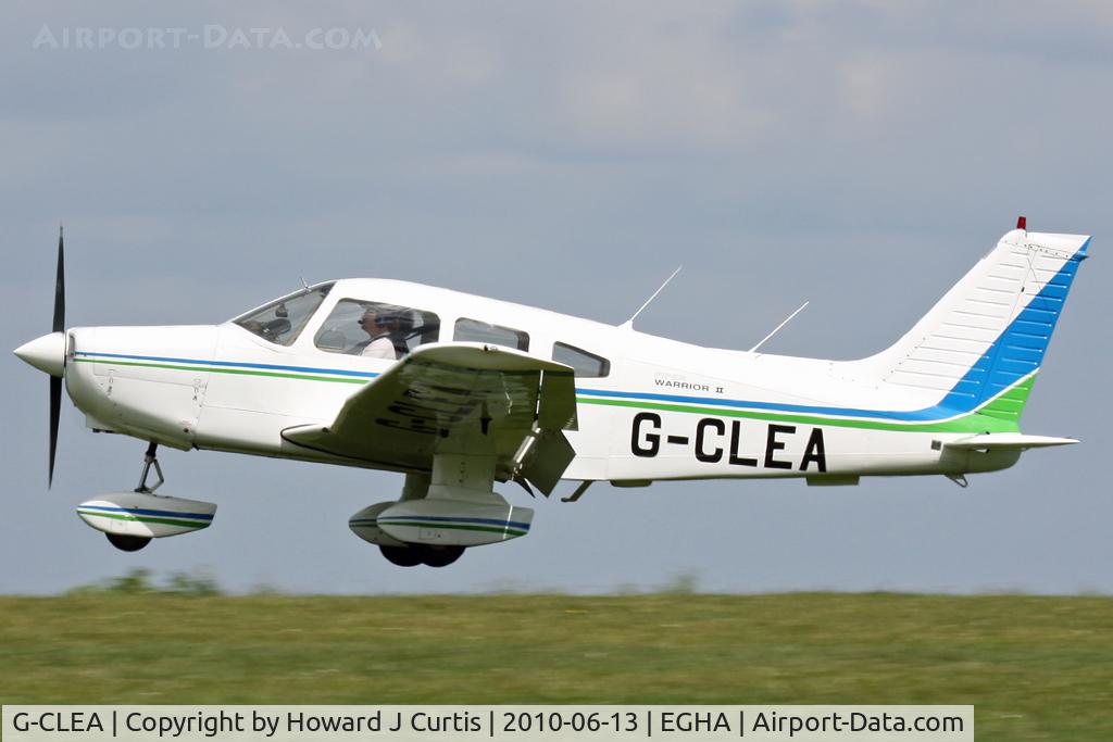 G-CLEA, 1978 Piper PA-28-161 Cherokee Warrior II C/N 28-7916081, Privately owned.