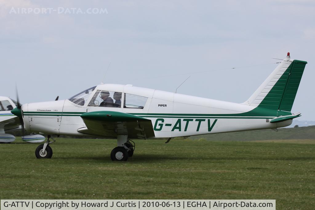 G-ATTV, 1966 Piper PA-28-140 Cherokee C/N 28-21991, Privately owned.