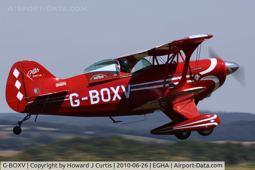 G-BOXV, 1984 Pitts S-1S Special C/N 7-0433, Privately owned.
