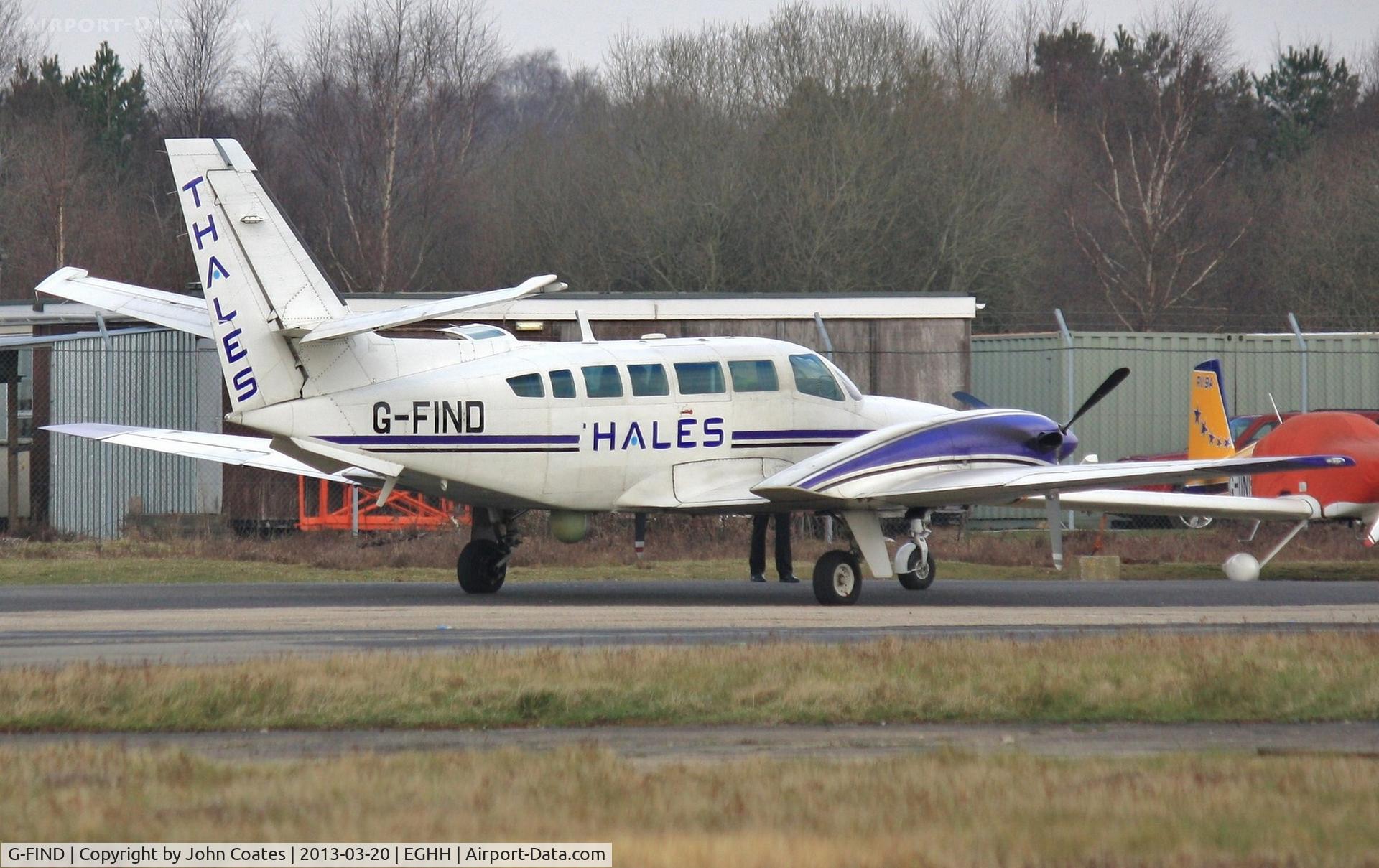 G-FIND, 1989 Reims F406 Caravan II C/N F406-0045, Visitor at BHL