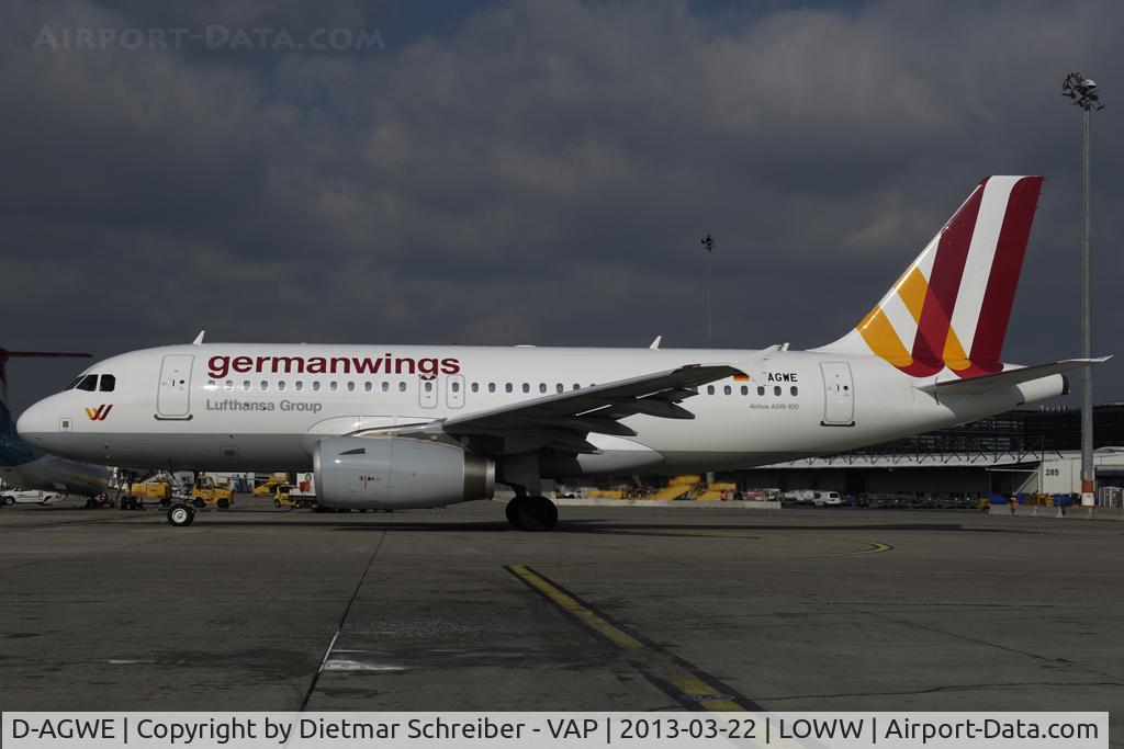 D-AGWE, 2007 Airbus A319-132 C/N 3128, Germanwings Airbus 319