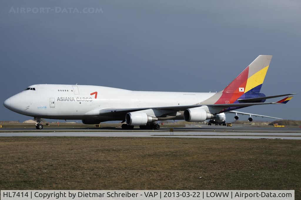 HL7414, 1991 Boeing 747-48EM(BDSF) C/N 25452, Asiana Boeing 747-400