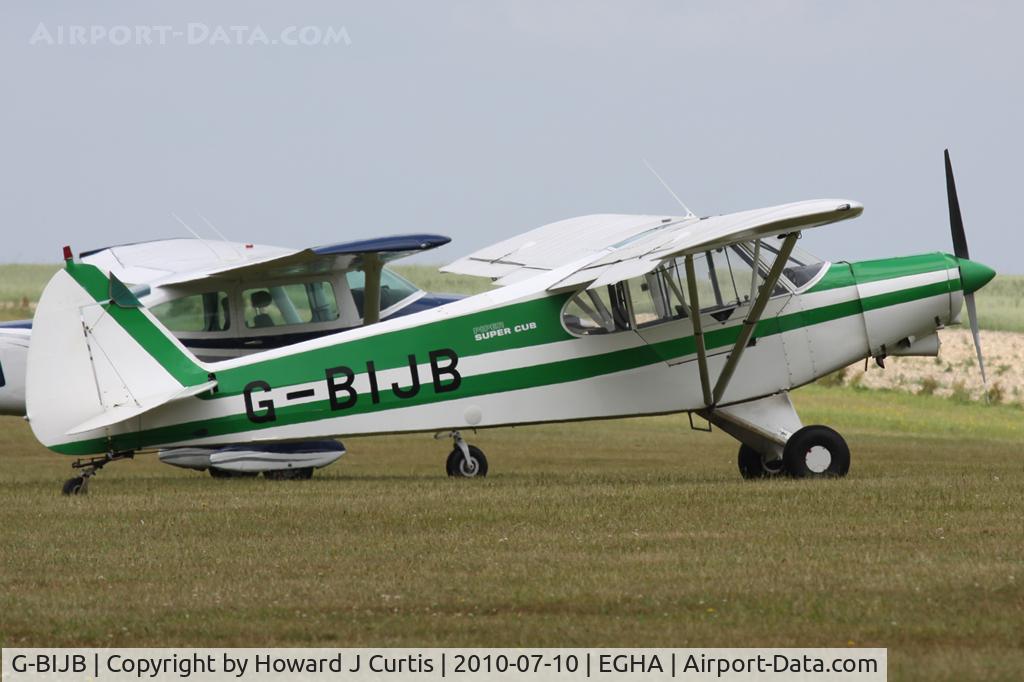 G-BIJB, 1980 Piper PA-18-150 Super Cub C/N 18-8009001, Privately owned.