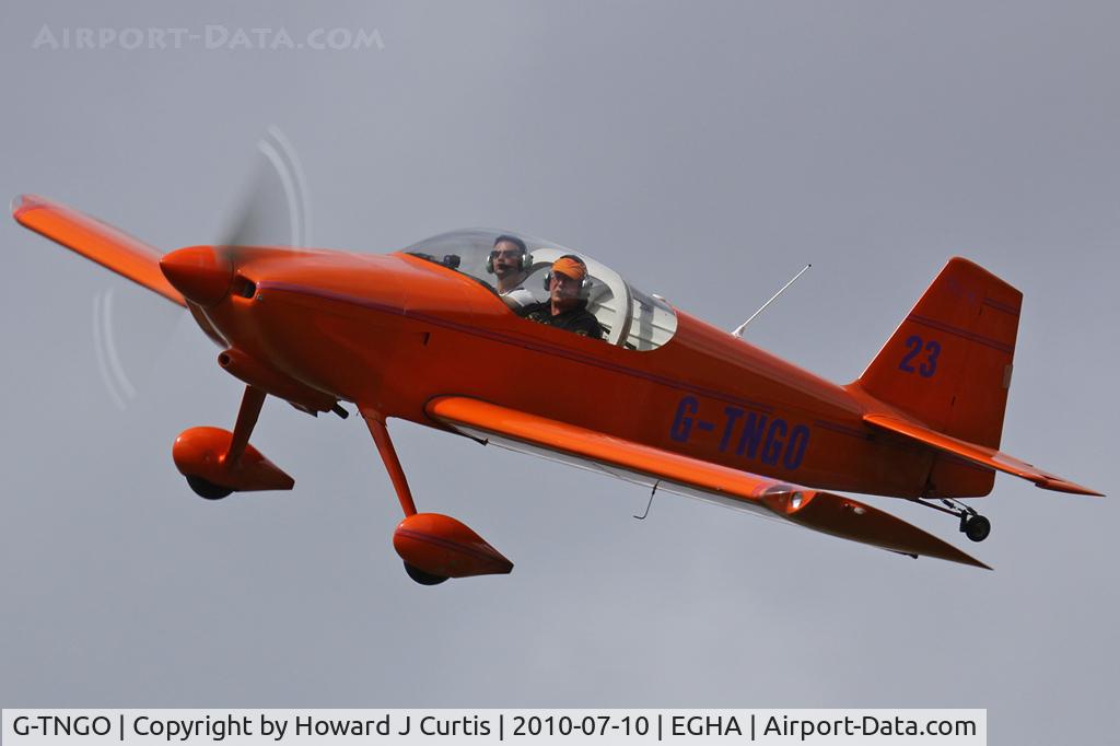 G-TNGO, 1994 Vans RV-6 C/N 21897, Privately owned. At the Dorset Air Races 2010. Race number 23.